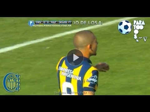 Remate de Luna. Rosario Central 0 - Rafaela 0. Fecha 14. Torneo Inicial 2013. Fútbol Para Todos