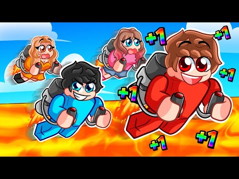 Conseguí el JETPACK MÁS RÁPIDO para SOBREVIVIR al SUELO ES LAVA en Roblox!