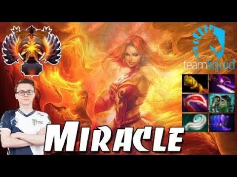 Miracle- Lina | Immortal Pro Gameplay - Dota 2