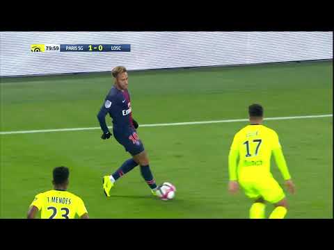 Neymar Jr great skills vs Lille HD