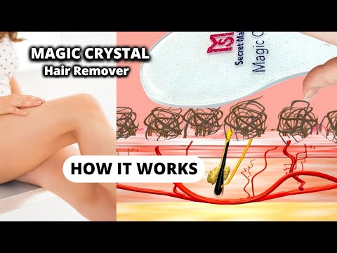 Magic Crystal Hair Remover | HOW IT WORKS