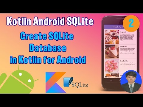 Android Kotlin Sqlite Tutorial 2 Create Sqlite Database In Kotlin For Android