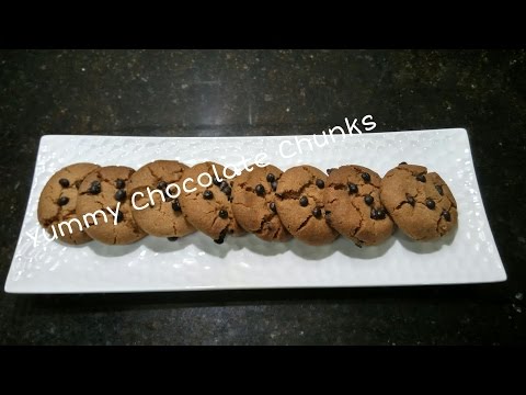 Yummy Chocolate Chunks Recipe for beginners tutorial/Chocolate Cookies Recipe by Somyaskitchen #211