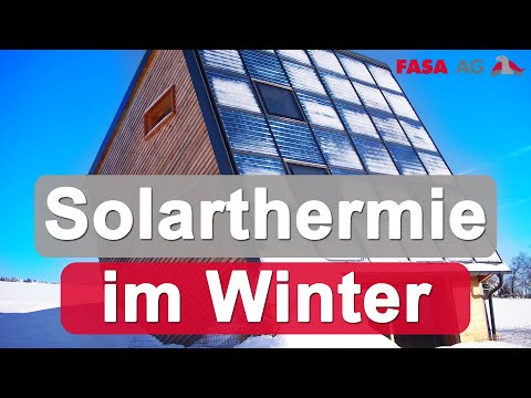 Solarspeicher - Gebäude im Winter mit Solarthermie beheizen