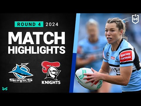 NRLW 2024 | Sharks v Knights | Match Highlights