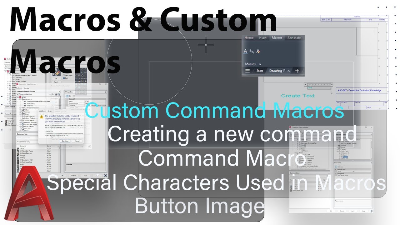 AutoCAD Advanced: Custom Command Macros