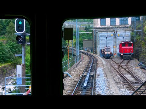 Driver’s Eye View - Matterhorn Gotthard Bahn - Göschenen to Andermatt and Realp.