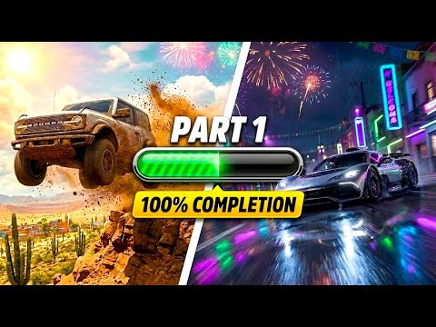I 100% Completed Forza Horizon 5 (164 Achievements / Platinum Trophy) - Longplay PART 1