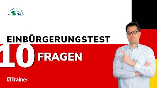 📌 Einbürgerungstest Fragen 2026 – Typische 10 Fragen & Antworten #einbürgerungst