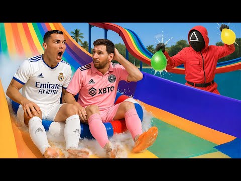 Ronaldo and Messi overcome the Squid Game 3 challenge together - OlalaFootball