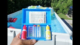 REGOLAZIONE CLORO E PH DELLA PISCINA Test ph e test cloro e come intervenire