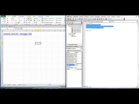 17GS_InputBox, input box in Excel VBA. Display language german