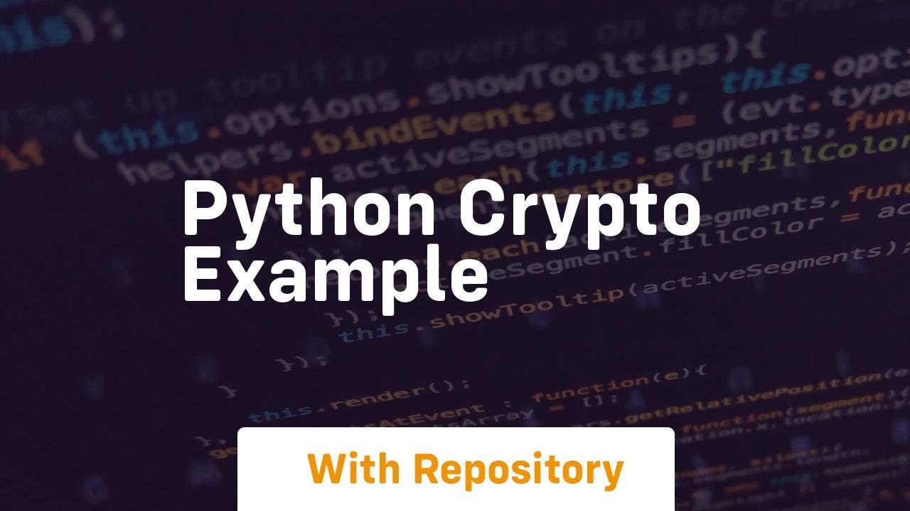 python crypto example