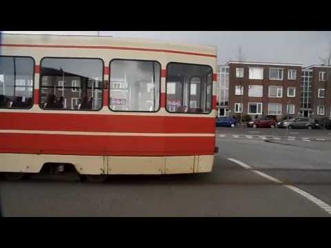 HTMbuzz en HTM-tram op Den Haag Leyenburg