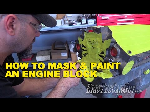 How To Mask & Paint an Engine Block