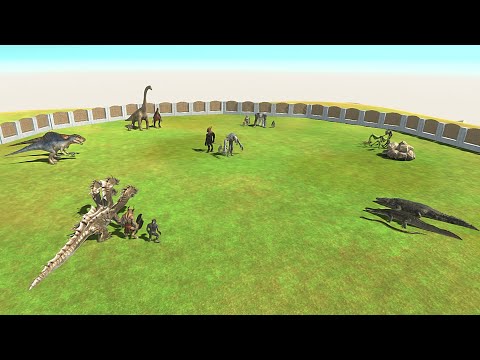 BATTLE ROYALE : Weakest Units with Mini Boss & Boss ( 5 Rounds ) - Animal Revolt Battle Simulator