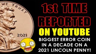 🔥BREAKING NEWS🔥 BIGGEST ERROR OF THE DECADE DISCOVERED ON 2021 LINCOLN SHIELD CENT!