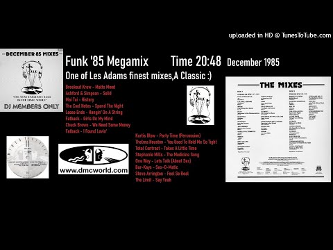 Funk '85 Megamix (DMC Mix by Les Adams December 1985)