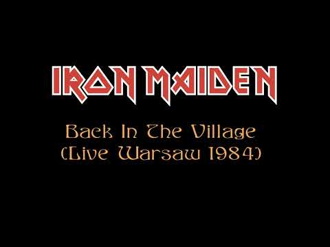 Iron Maiden "Back In The Village" one and only time played live - Warsaw 1984 - PROOF