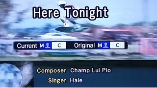 HERE TONIGHT Hale 🎵Karaoke Version🎵