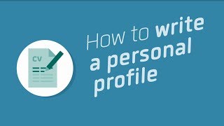 How to write a personal profile - Workindenmark