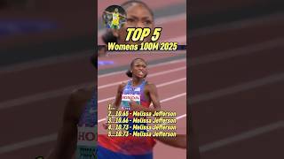 Top 5 Fastest Women’s 100m Sprinters In 2025 Season!