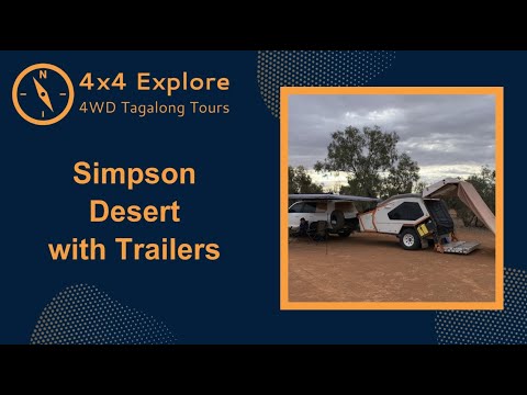 Simpson Desert with Trailers