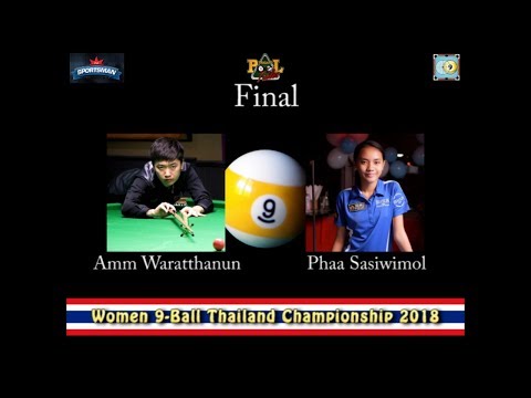 Amm Waratthanun Vs Phaa Hmaunpao - Final of Women 9-Ball Thailand Championship 2018