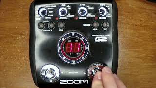 Video thumbnail for Zoom G2 guitar effects pedal demo - Pedal Profile by Pete Lamont