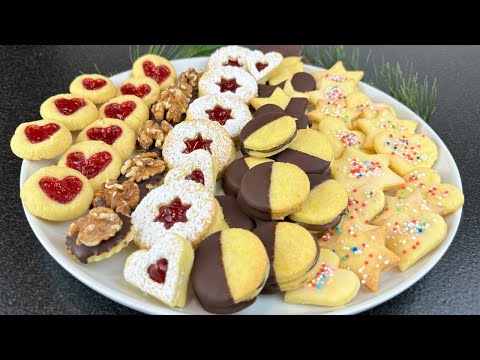 1 Teig 5 Plätzchen | schnelles und einfaches Plätzchen / Kekse Rezept!