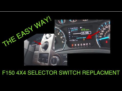2009-2014 F150 4X4 Switch Replacement THE EASY WAY!