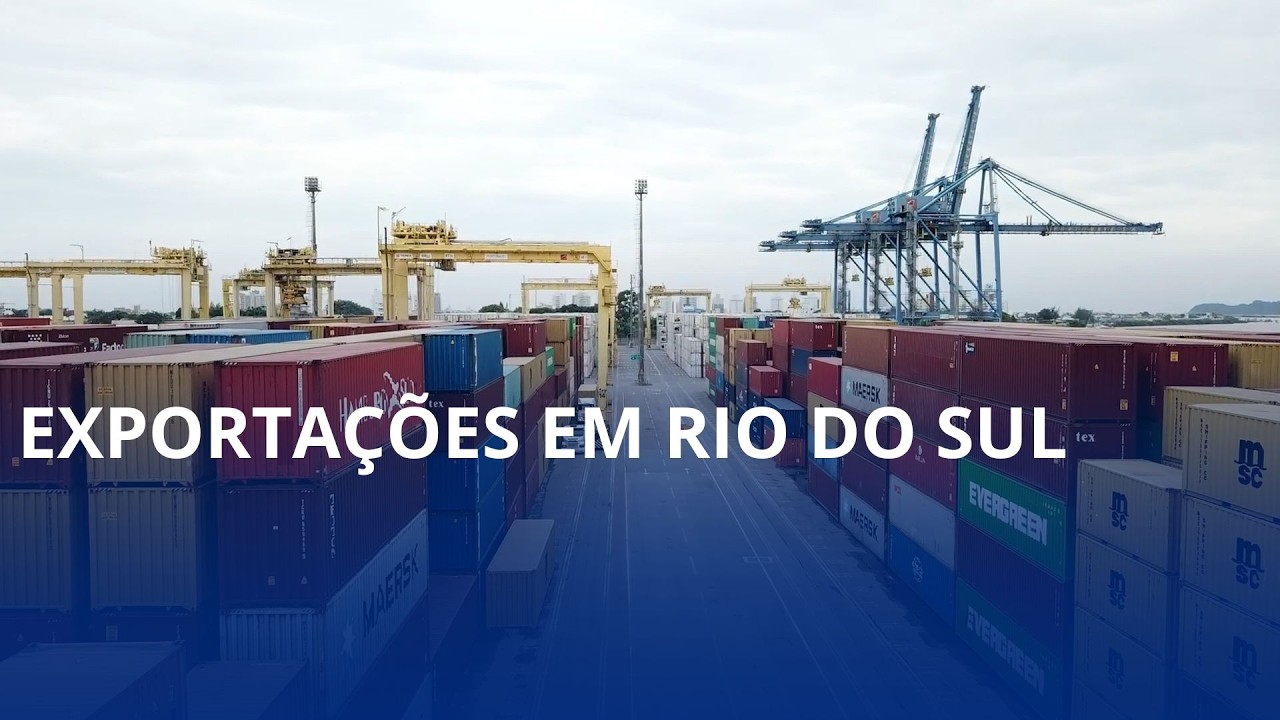 Exportações em Rio do Sul no 1º trimestre chegam a US$ 33,2 MI
