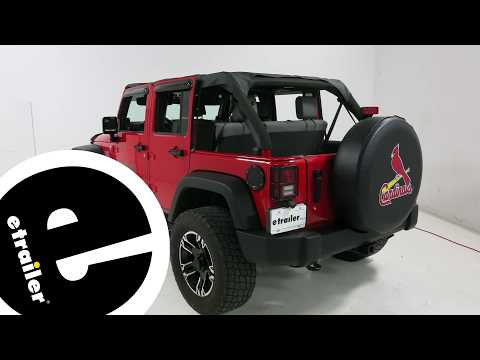 etrailer | Bestop Full-Length Header Bikini Installation - 2010 Jeep Wrangler Unlimited