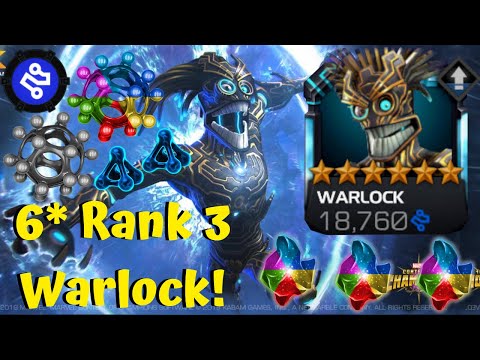 New 6-Star Rank 3 Warlock! Rank Up&Gameplay! Beyond God Tier Utility! - Marvel Contest of Champions