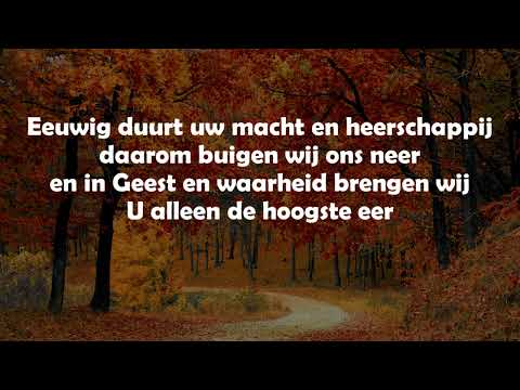 Opwekking met tekst 401 Koning Jezus, wij verhogen U (versie 2)