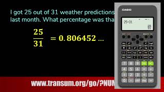 Express as a Percentage