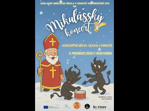 ZUŠ Krnov - Mikulášský koncert