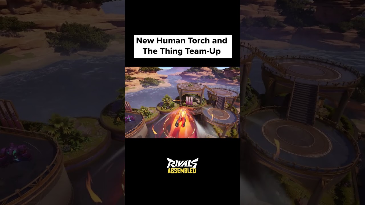 First look at the Team-Up Ability between Human Torch & The Thing