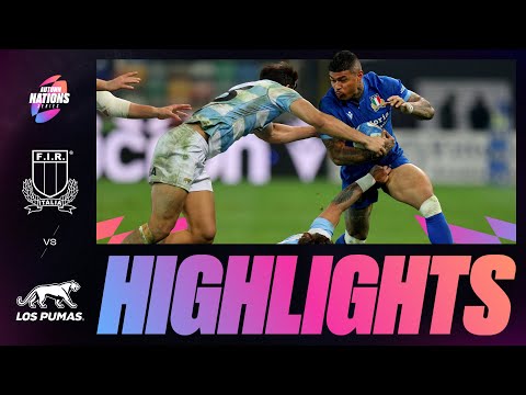 HIGHLIGHTS | ITALY V ARGENTINA | AUTUMN NATIONS SERIES