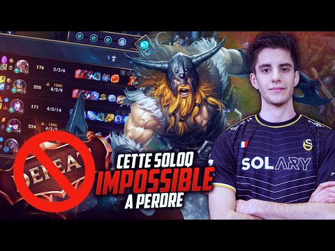 CETTE SOLOQ EST IMPOSSIBLE A PERDRE