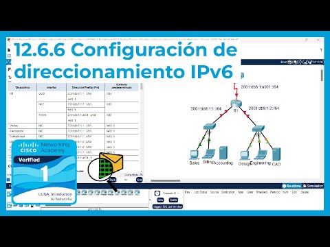 12.6.6 Packet Tracer - Configuring IPv6 Addressing (CCNA Course 1)