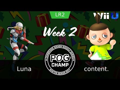 Pog Champ Winter W2 - Losers Round 2 - Luna (Sheik) vs. content. (Villager)