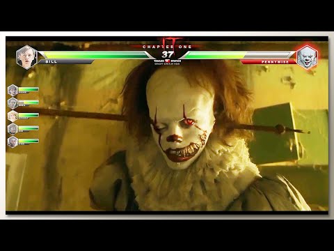 Pennywise vs The Losers Club (Child) @Neibolt House with Healthbars