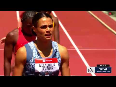 2025 USA championships women’s 400m finals - Sydney McLaughlin-Levrone (full race)