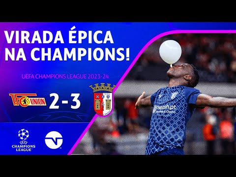 Gols e lances de Union Berlin x Braga