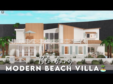 Bloxburg: Modern Summer Villa | Speedbuild