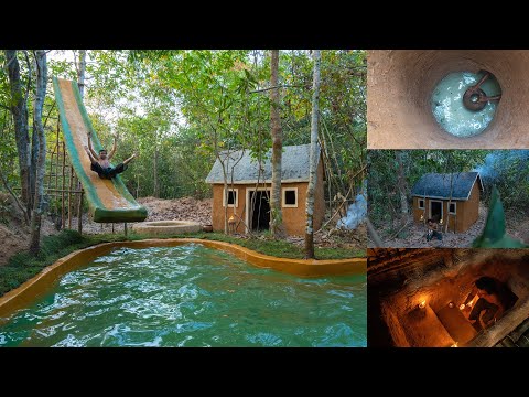 How To Build House, Underground Tunnel, Under Water Well House, Swimming Pool Slide Full Episode