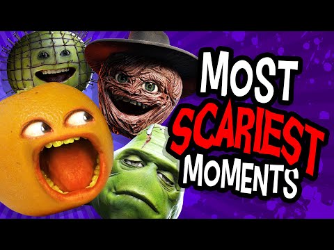 惱人的橙子史上最可怕的時刻（+驚天動地的偷拍！）。 (Scariest Moments in Annoying Orange History (+ Sneak Peak of Shocktober!))
