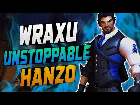 WRAXU HANZO MAIN! RANK 1 HANZO! [ OVERWATCH SEASON 9 TOP 500 ]