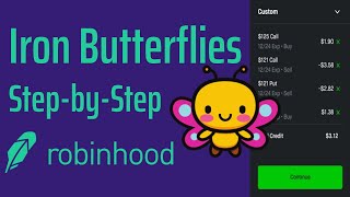 Robinhood Iron Butterfly (Iron Fly) Step by Step